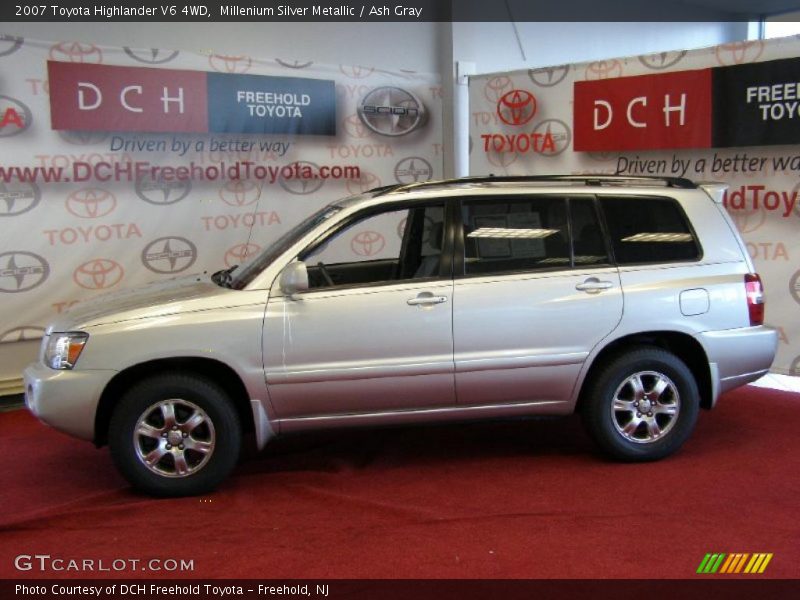 Millenium Silver Metallic / Ash Gray 2007 Toyota Highlander V6 4WD