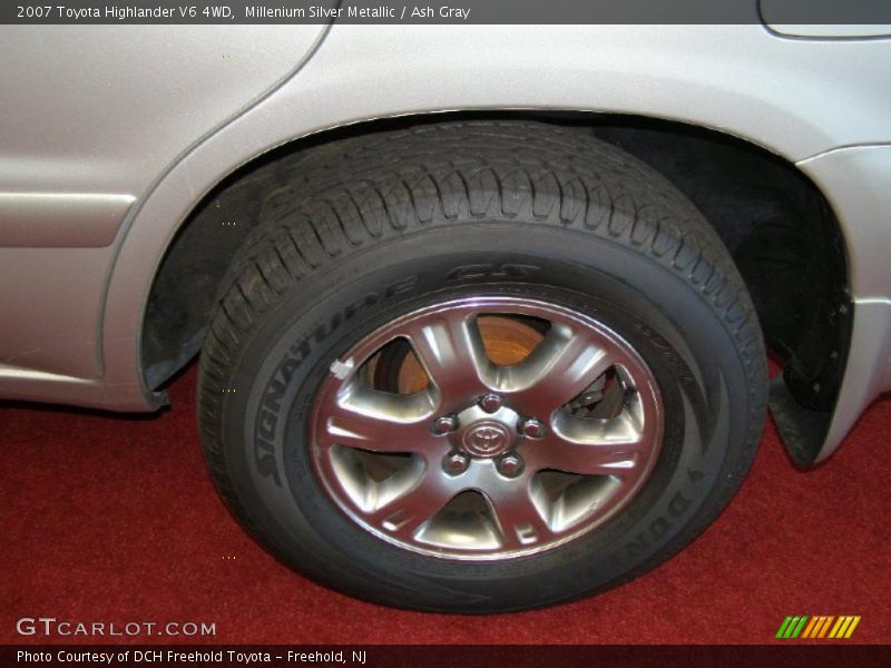 Millenium Silver Metallic / Ash Gray 2007 Toyota Highlander V6 4WD