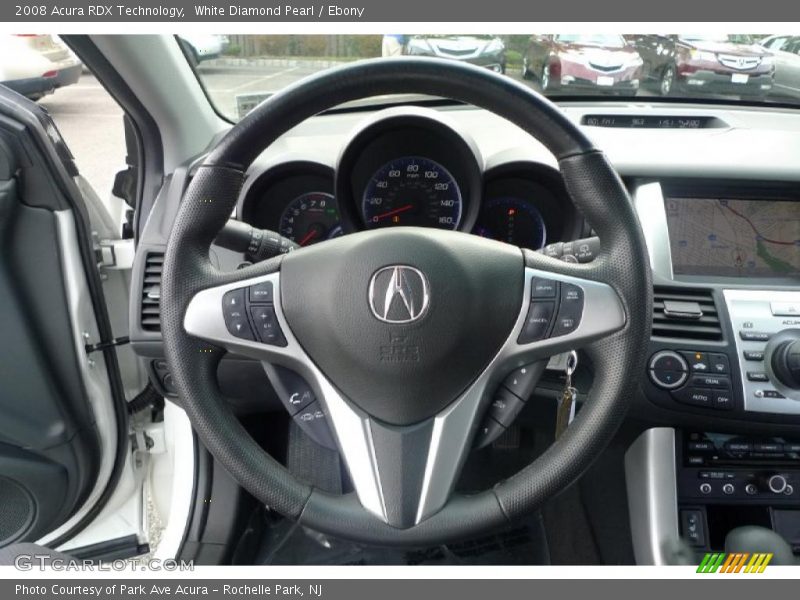 White Diamond Pearl / Ebony 2008 Acura RDX Technology