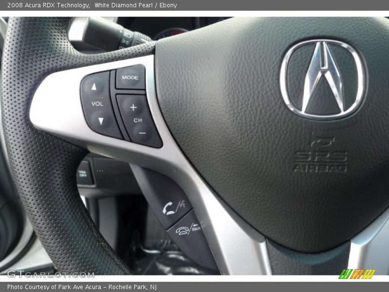 White Diamond Pearl / Ebony 2008 Acura RDX Technology