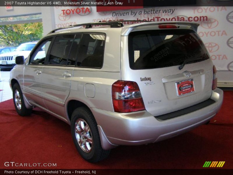 Millenium Silver Metallic / Ash Gray 2007 Toyota Highlander V6 4WD