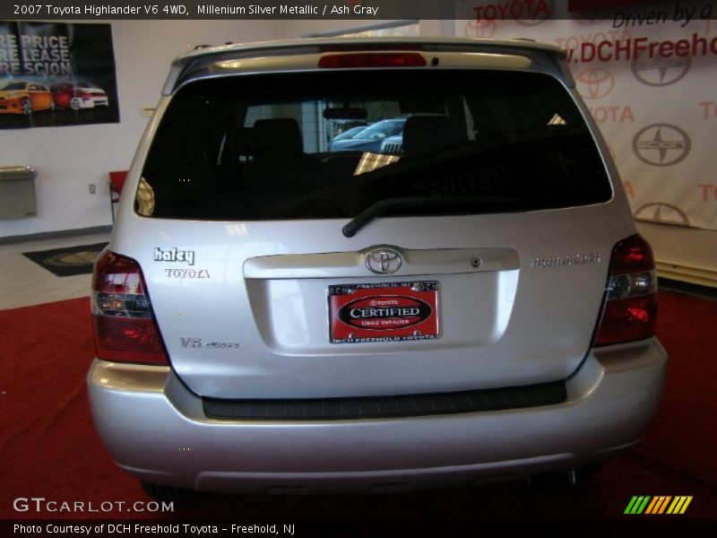 Millenium Silver Metallic / Ash Gray 2007 Toyota Highlander V6 4WD
