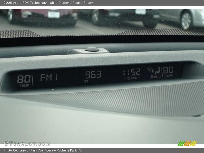 White Diamond Pearl / Ebony 2008 Acura RDX Technology