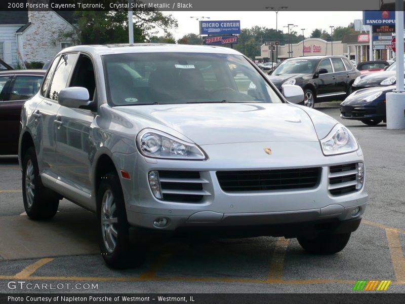 Crystal Silver Metallic / Black 2008 Porsche Cayenne Tiptronic