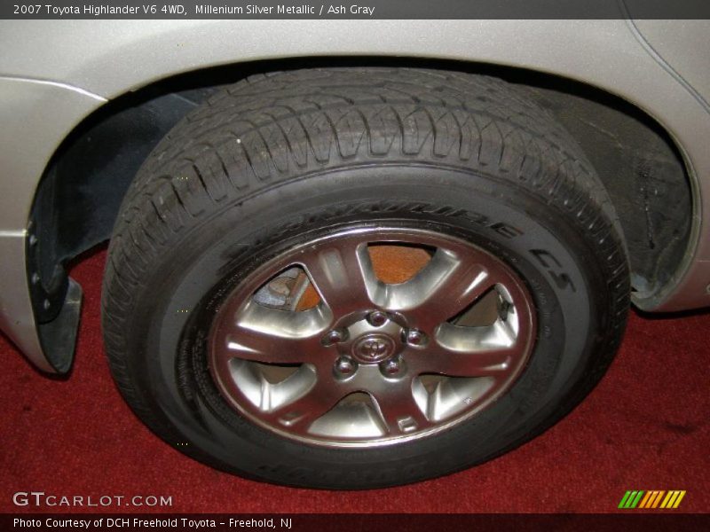 Millenium Silver Metallic / Ash Gray 2007 Toyota Highlander V6 4WD