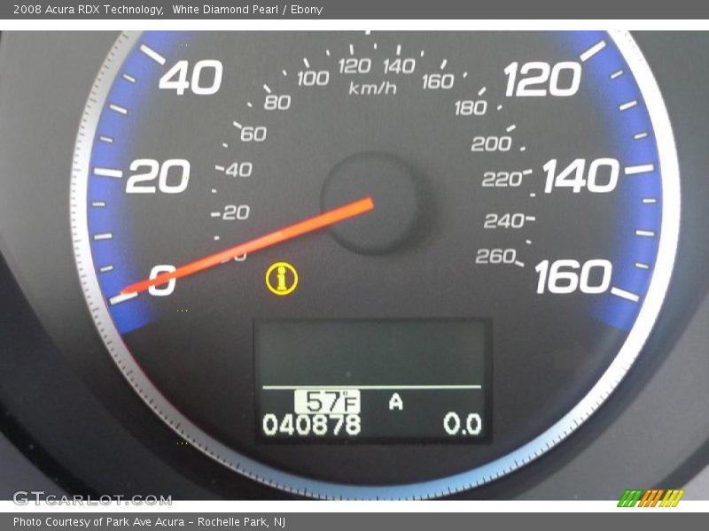 White Diamond Pearl / Ebony 2008 Acura RDX Technology