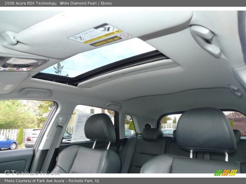 White Diamond Pearl / Ebony 2008 Acura RDX Technology