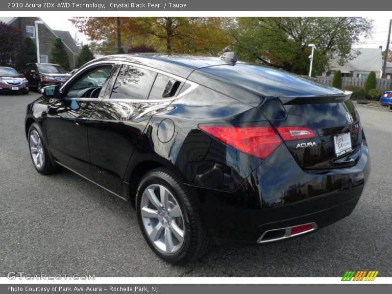 Crystal Black Pearl / Taupe 2010 Acura ZDX AWD Technology