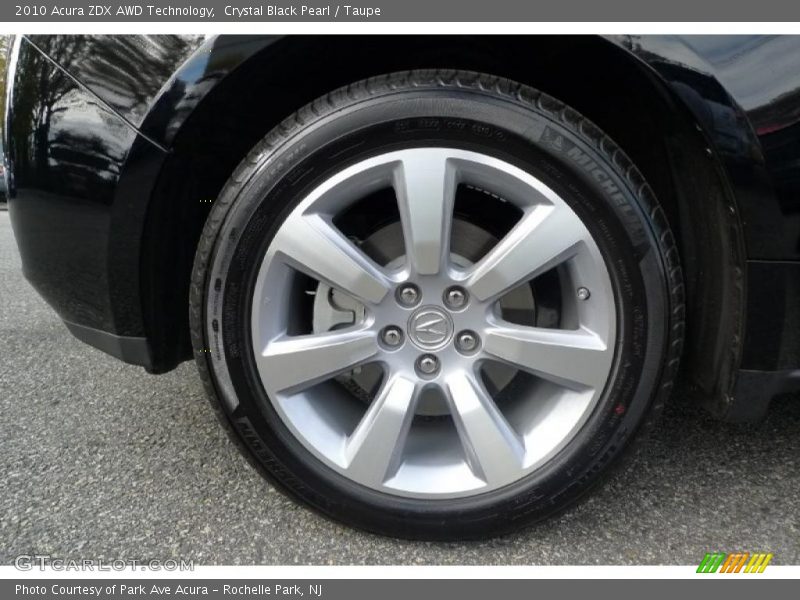Crystal Black Pearl / Taupe 2010 Acura ZDX AWD Technology