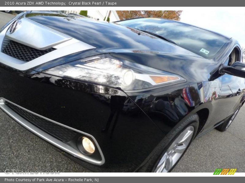 Crystal Black Pearl / Taupe 2010 Acura ZDX AWD Technology