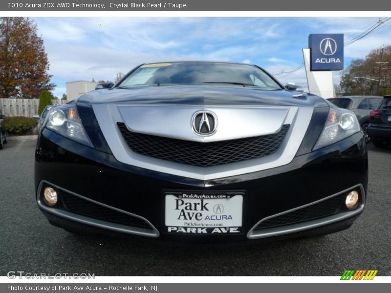 Crystal Black Pearl / Taupe 2010 Acura ZDX AWD Technology