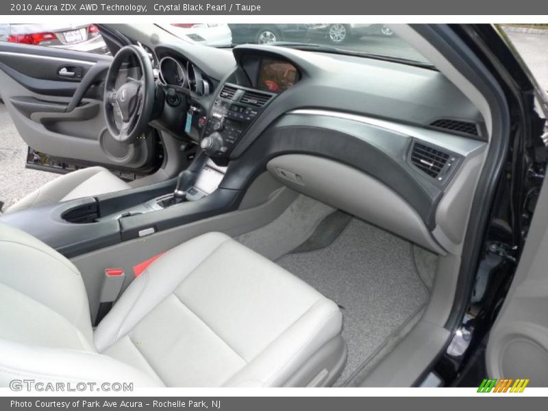Crystal Black Pearl / Taupe 2010 Acura ZDX AWD Technology