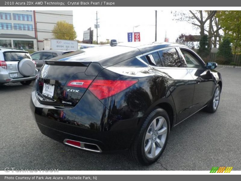 Crystal Black Pearl / Taupe 2010 Acura ZDX AWD Technology