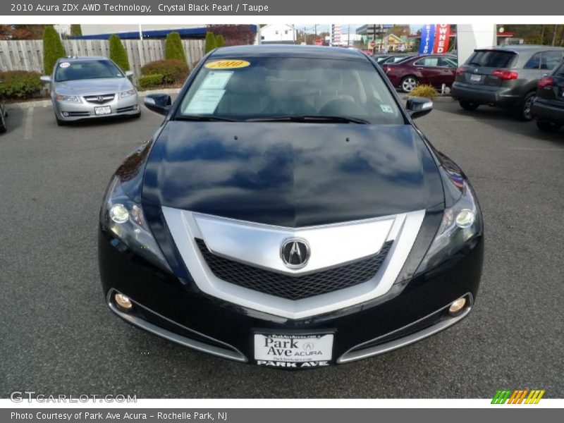 Crystal Black Pearl / Taupe 2010 Acura ZDX AWD Technology