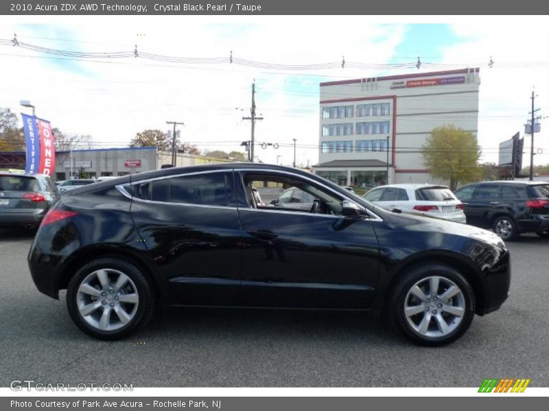 Crystal Black Pearl / Taupe 2010 Acura ZDX AWD Technology
