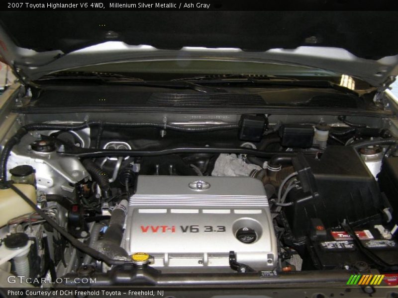 Millenium Silver Metallic / Ash Gray 2007 Toyota Highlander V6 4WD