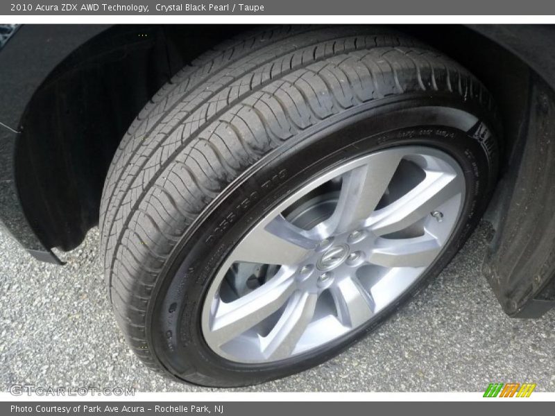Crystal Black Pearl / Taupe 2010 Acura ZDX AWD Technology