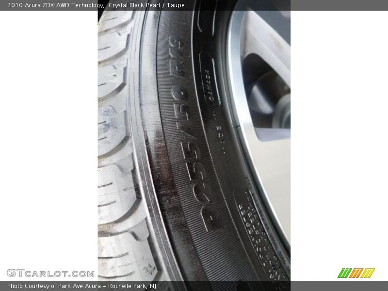 Crystal Black Pearl / Taupe 2010 Acura ZDX AWD Technology