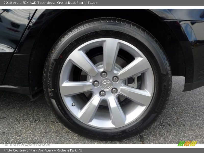 Crystal Black Pearl / Taupe 2010 Acura ZDX AWD Technology