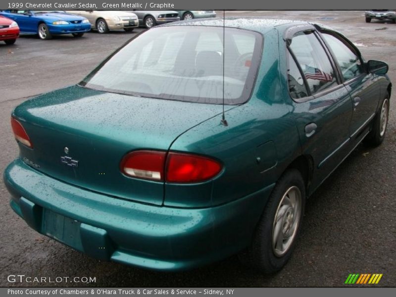Green Metallic / Graphite 1999 Chevrolet Cavalier Sedan