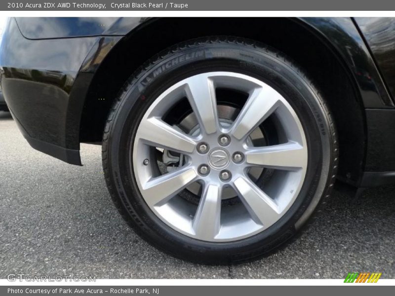 Crystal Black Pearl / Taupe 2010 Acura ZDX AWD Technology