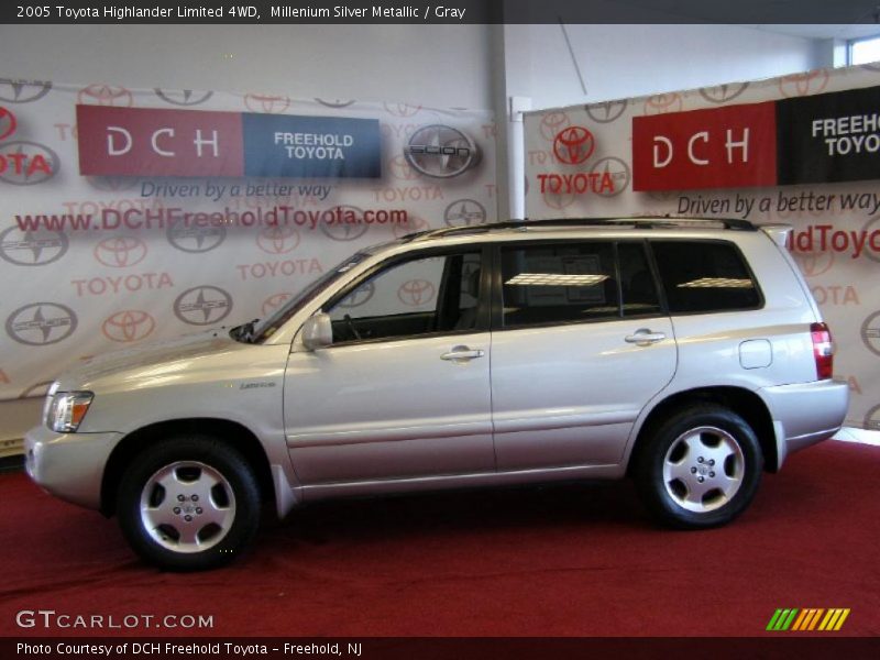 Millenium Silver Metallic / Gray 2005 Toyota Highlander Limited 4WD