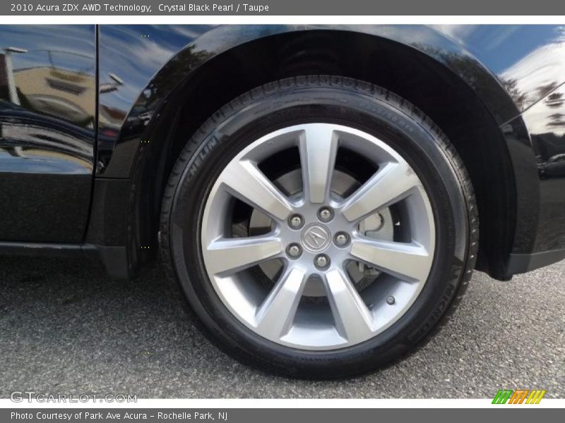 Crystal Black Pearl / Taupe 2010 Acura ZDX AWD Technology