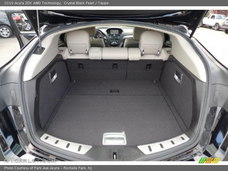 Crystal Black Pearl / Taupe 2010 Acura ZDX AWD Technology