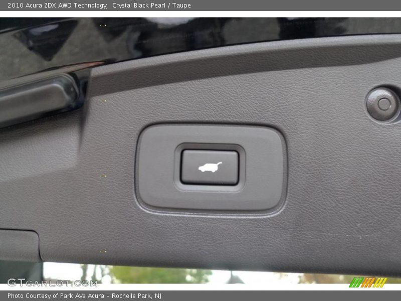 Crystal Black Pearl / Taupe 2010 Acura ZDX AWD Technology