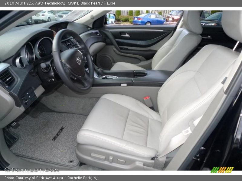 Crystal Black Pearl / Taupe 2010 Acura ZDX AWD Technology