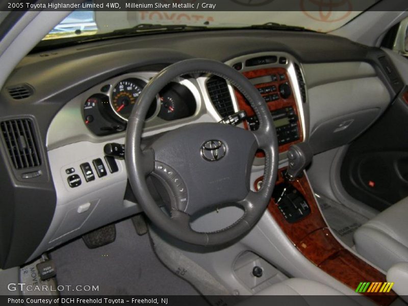 Millenium Silver Metallic / Gray 2005 Toyota Highlander Limited 4WD