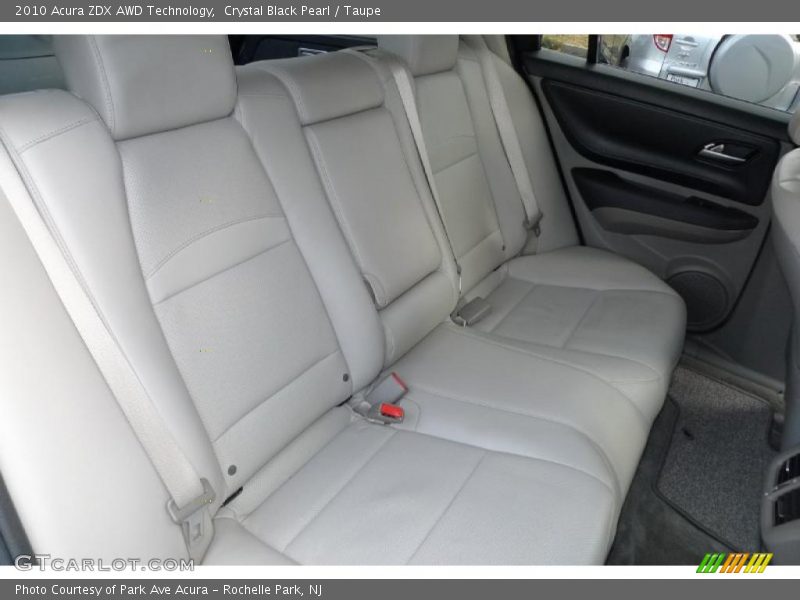 Crystal Black Pearl / Taupe 2010 Acura ZDX AWD Technology