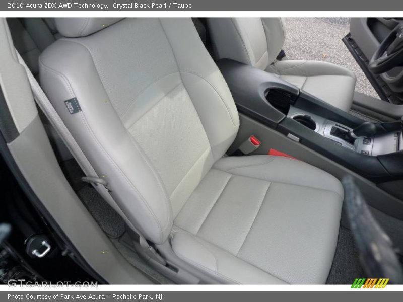 Crystal Black Pearl / Taupe 2010 Acura ZDX AWD Technology