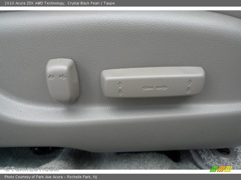 Crystal Black Pearl / Taupe 2010 Acura ZDX AWD Technology