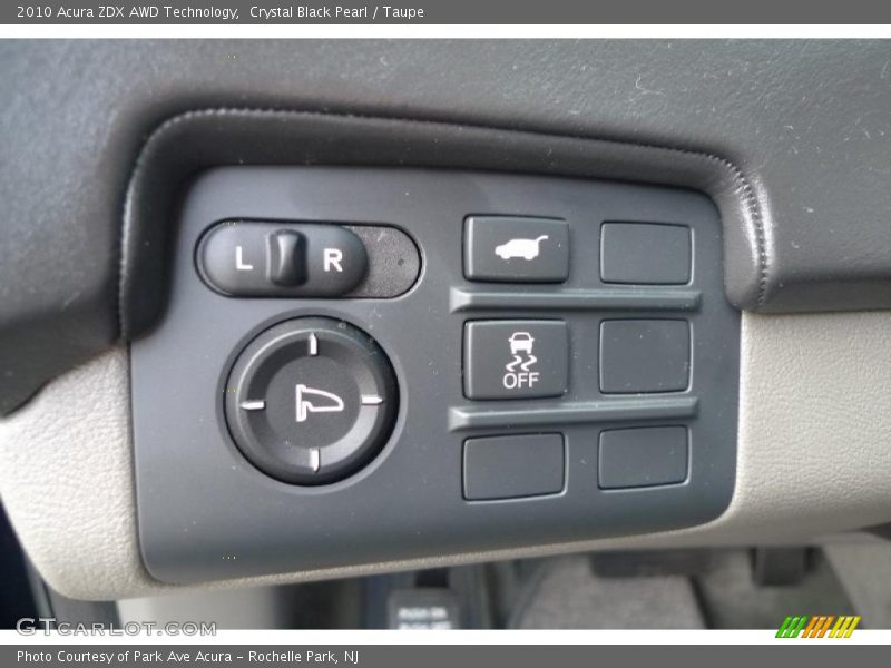 Crystal Black Pearl / Taupe 2010 Acura ZDX AWD Technology