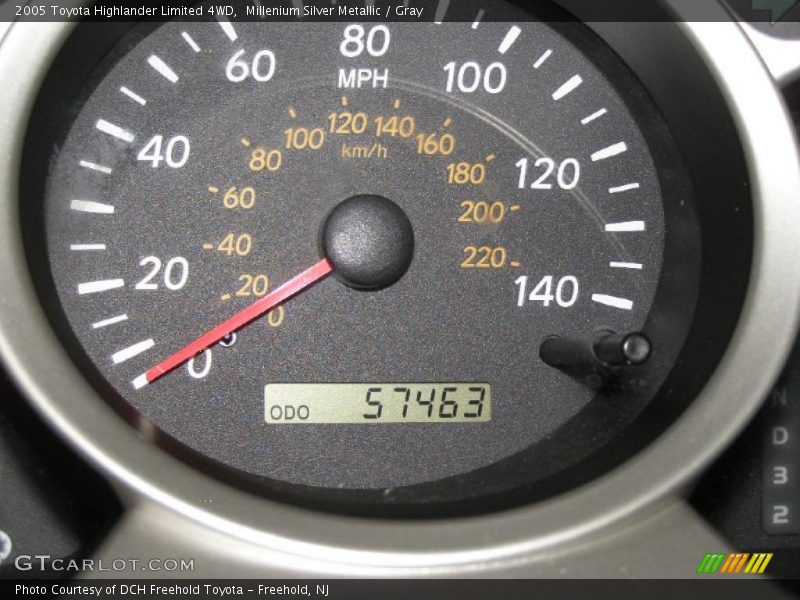 Millenium Silver Metallic / Gray 2005 Toyota Highlander Limited 4WD