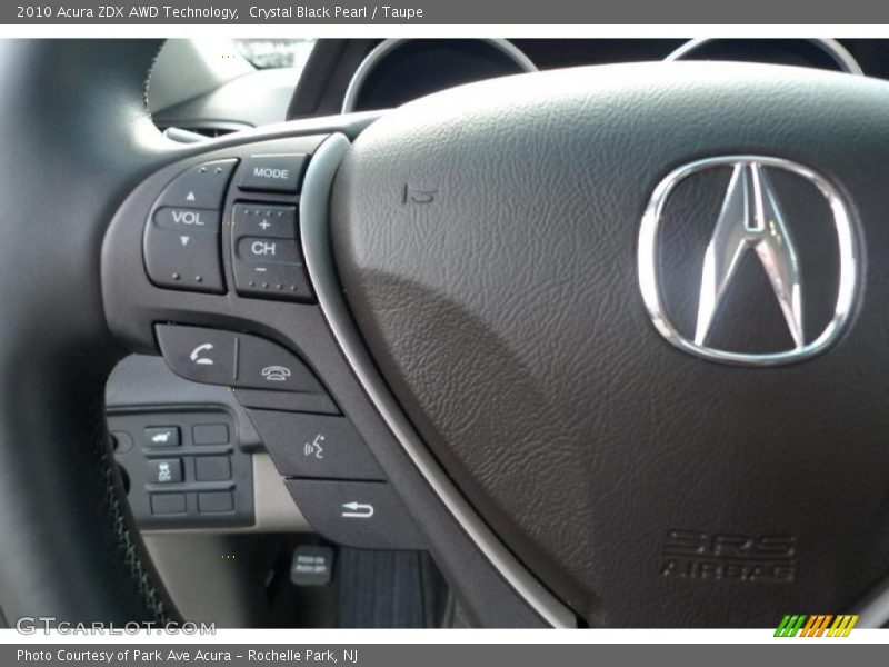 Crystal Black Pearl / Taupe 2010 Acura ZDX AWD Technology