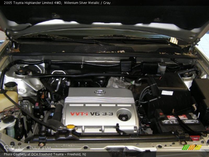 Millenium Silver Metallic / Gray 2005 Toyota Highlander Limited 4WD