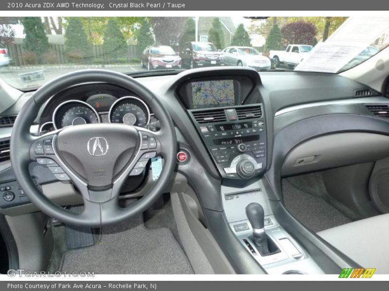 Crystal Black Pearl / Taupe 2010 Acura ZDX AWD Technology