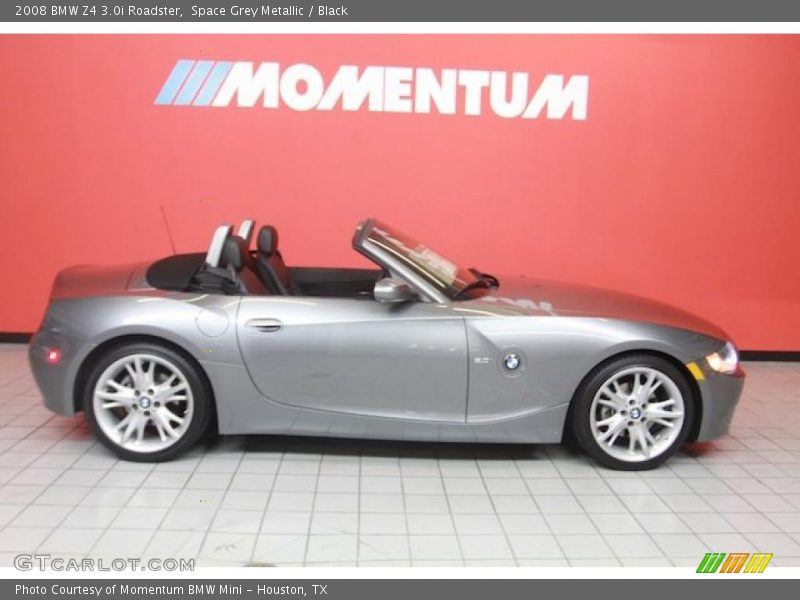 Space Grey Metallic / Black 2008 BMW Z4 3.0i Roadster
