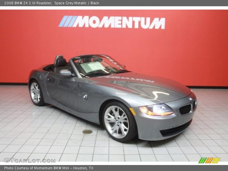 Space Grey Metallic / Black 2008 BMW Z4 3.0i Roadster
