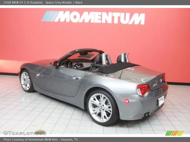 Space Grey Metallic / Black 2008 BMW Z4 3.0i Roadster