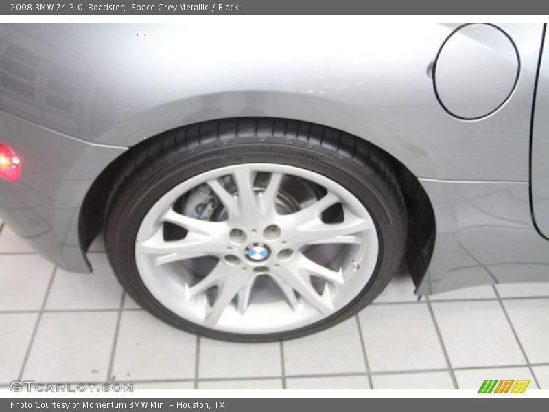 Space Grey Metallic / Black 2008 BMW Z4 3.0i Roadster
