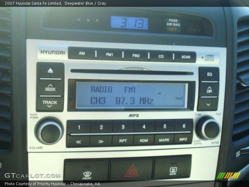 Controls of 2007 Santa Fe Limited