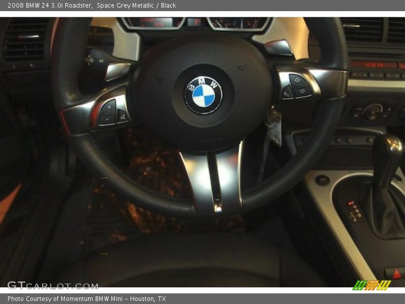 Space Grey Metallic / Black 2008 BMW Z4 3.0i Roadster