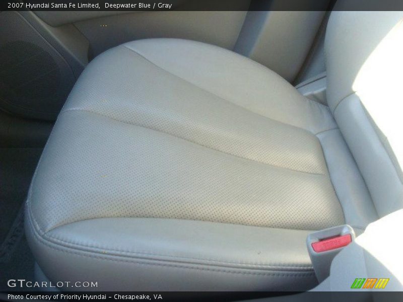  2007 Santa Fe Limited Gray Interior