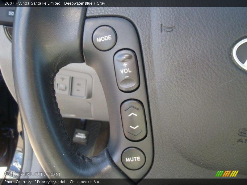 Controls of 2007 Santa Fe Limited