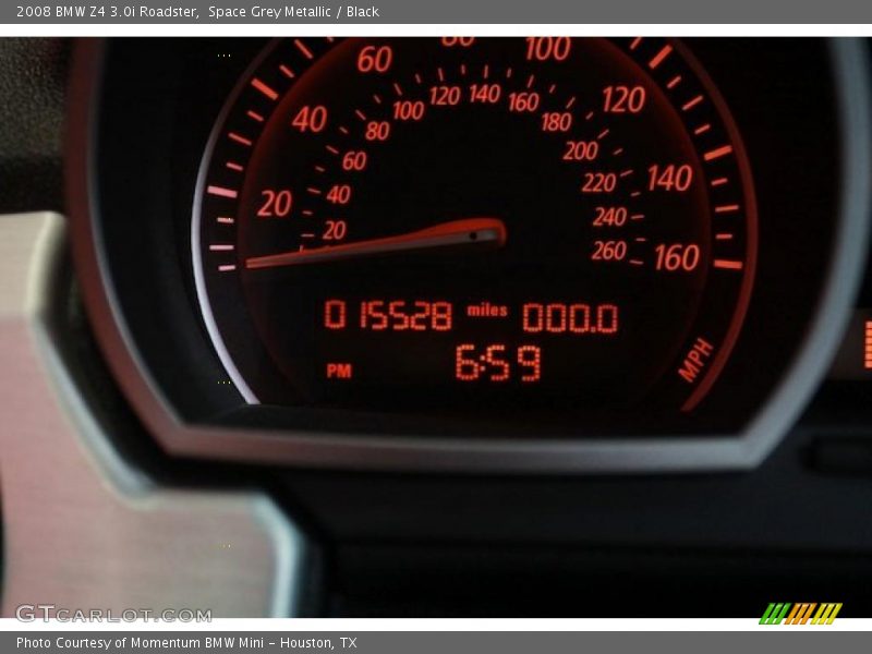 Space Grey Metallic / Black 2008 BMW Z4 3.0i Roadster