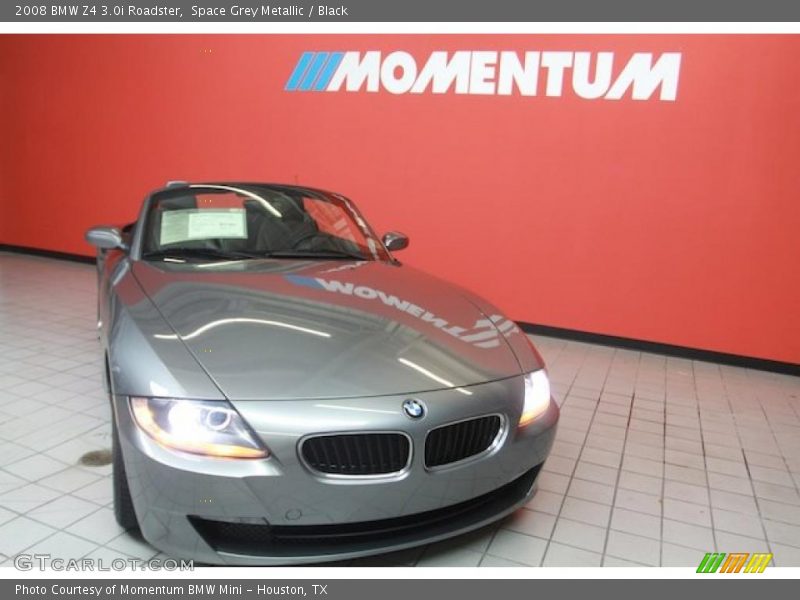 Space Grey Metallic / Black 2008 BMW Z4 3.0i Roadster