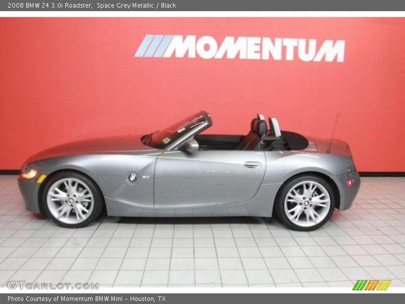Space Grey Metallic / Black 2008 BMW Z4 3.0i Roadster
